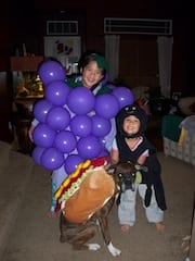 bunch of grapes halloween costume
