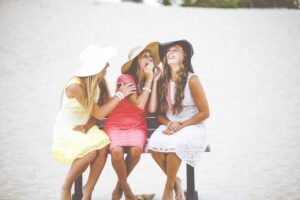 Women in Hats during Summer