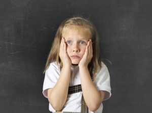 stressed bullying victim